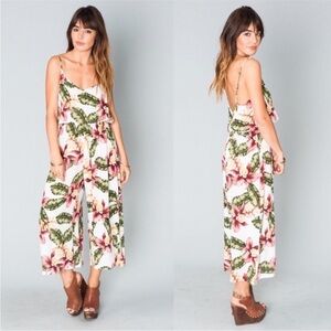 Show Me Your Mumu Jumpsuit Women’s Size Medium Margaux Playsuit Aloha Bloom